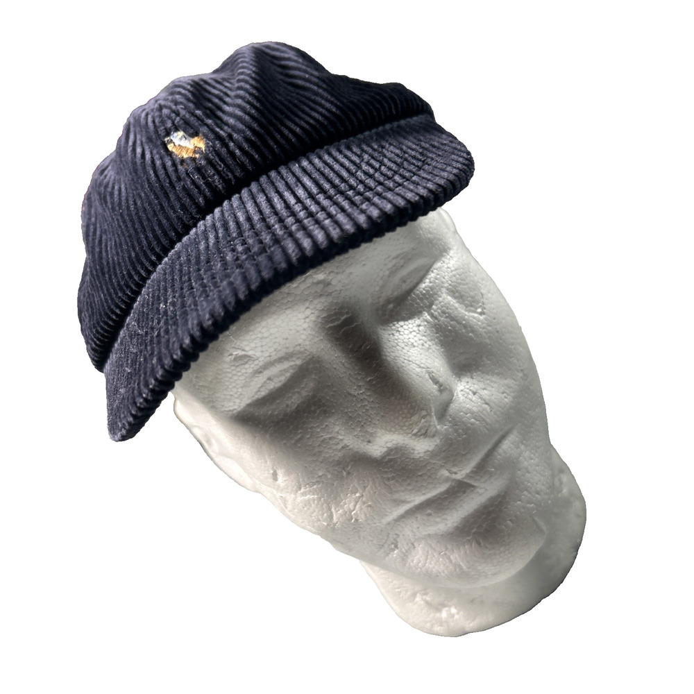 Polo Ralph Lauren Corduroy Hat Cap Toddler 2T 4T Youth Kids Blue Flesh Pony